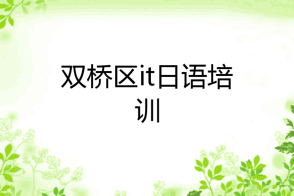 双桥区it日语培训