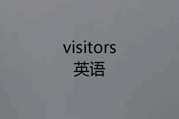visitors英语