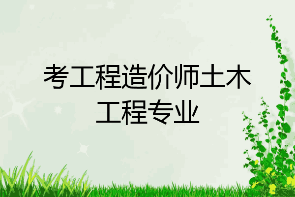 考工程造价师土木工程专业
