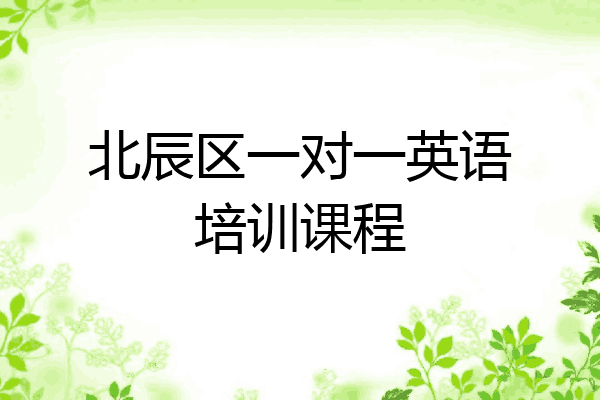 北辰区一对一英语培训课程