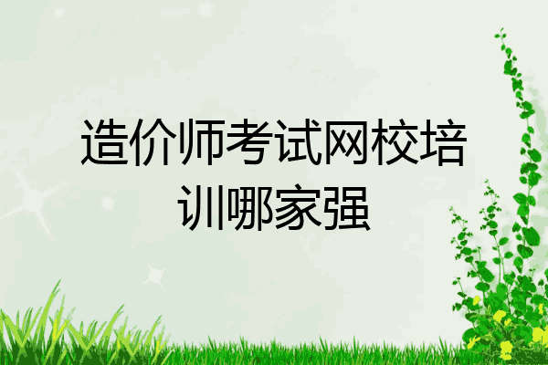 造价师考试网校培训哪家强