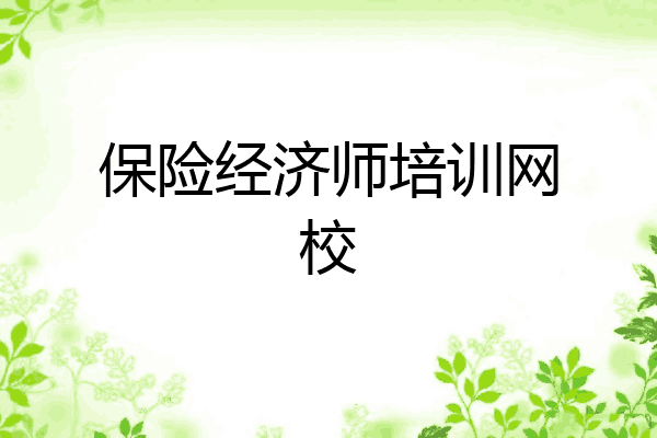 保险经济师培训网校