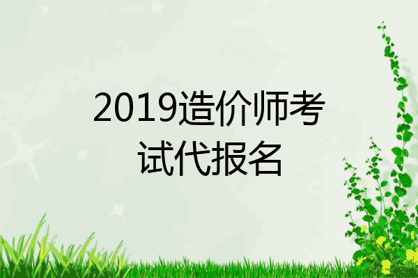 2019造价师考试代报名
