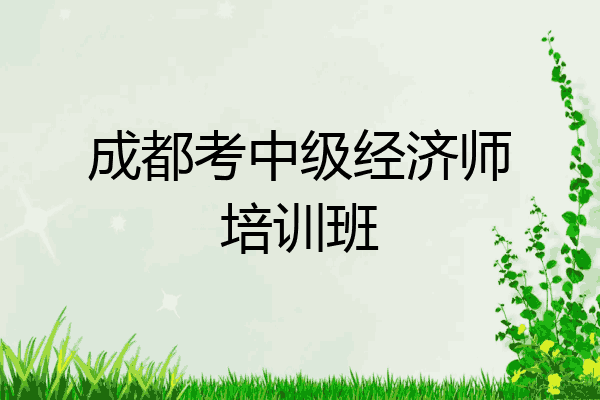 成都考中级经济师培训班