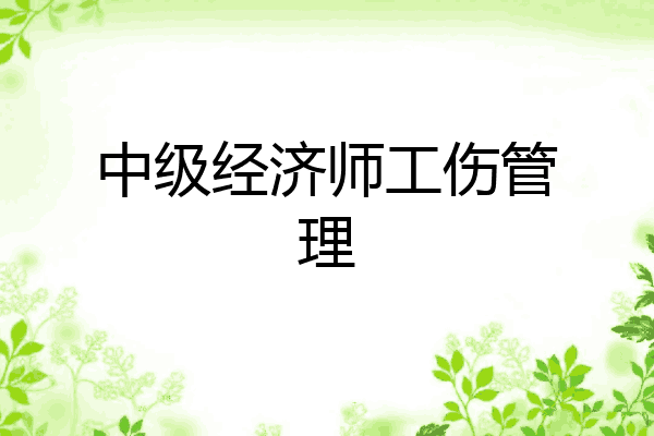 中级经济师工伤管理