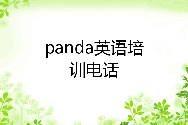 panda英语培训电话