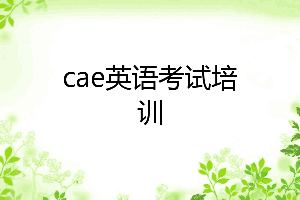 cae英语考试培训