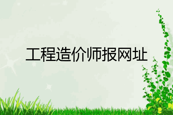 工程造价师报网址