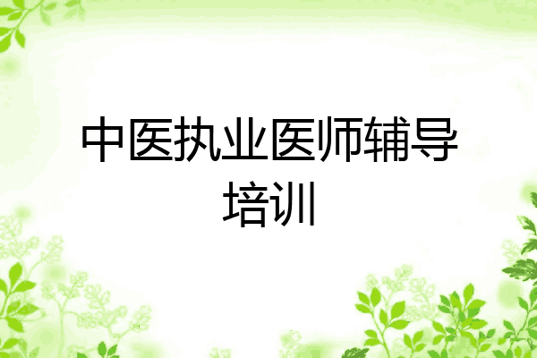 中医执业医师辅导培训