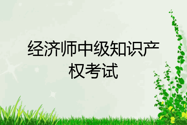 经济师中级知识产权考试