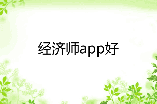 经济师app好