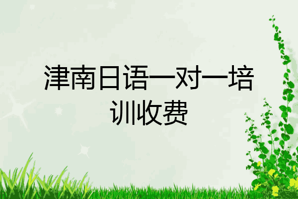 津南日语一对一培训收费