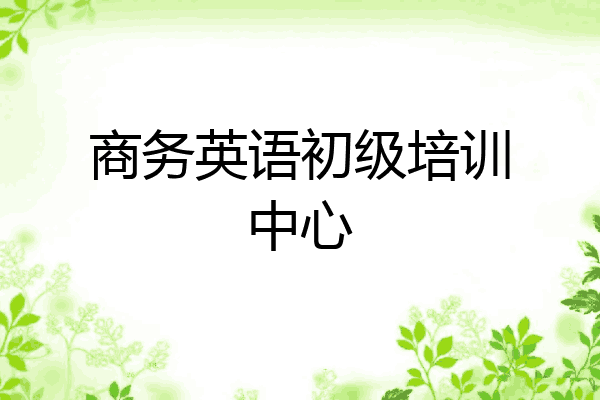 商务英语初级培训中心
