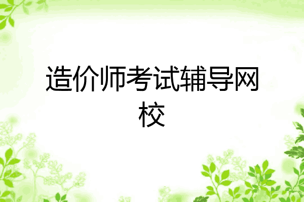 造价师考试辅导网校