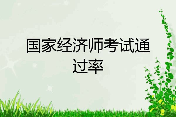 国家经济师考试通过率