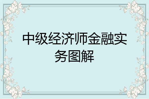 中级经济师金融实务图解