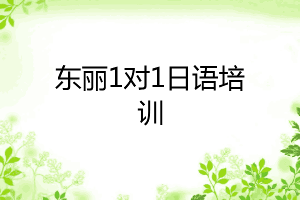 东丽1对1日语培训