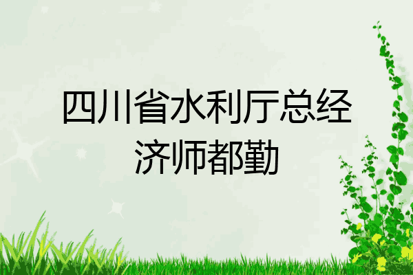 四川省水利厅总经济师都勤