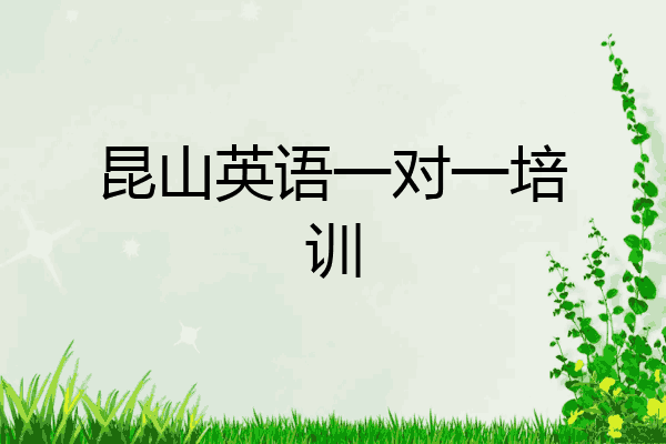 昆山英语一对一培训
