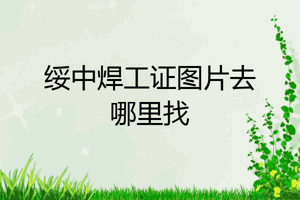 绥中焊工证图片去哪里找