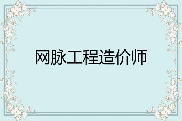 网脉工程造价师