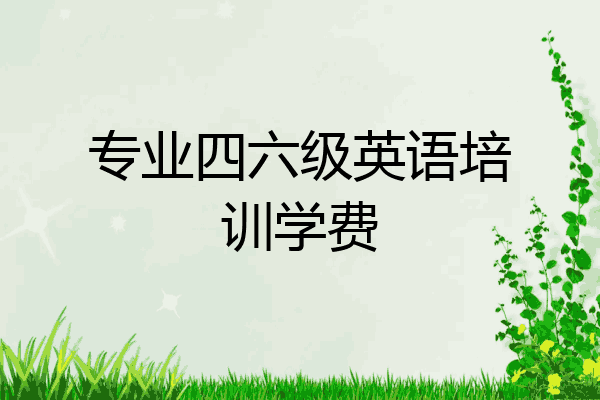 专业四六级英语培训学费