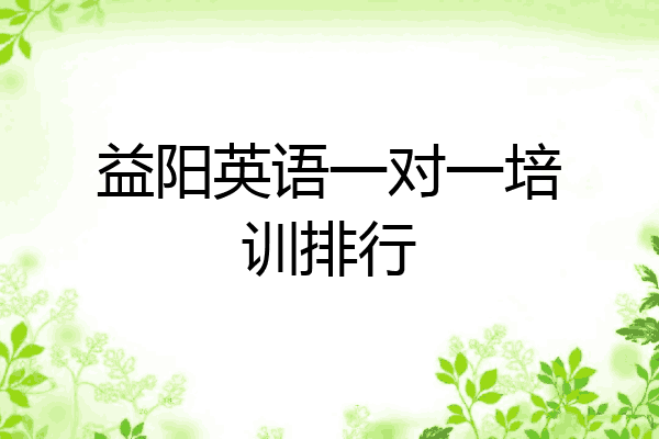 益阳英语一对一培训排行