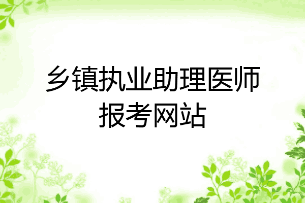 乡镇执业助理医师报考网站