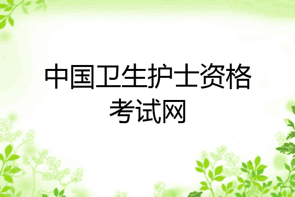 中国卫生护士资格考试网