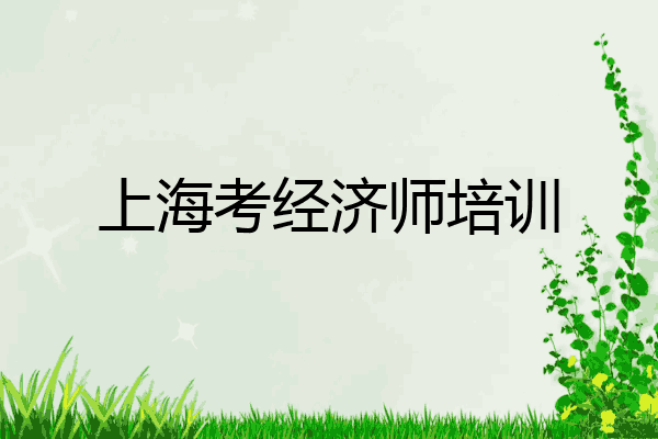 上海考经济师培训