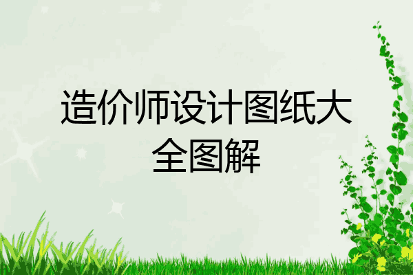 造价师设计图纸大全图解