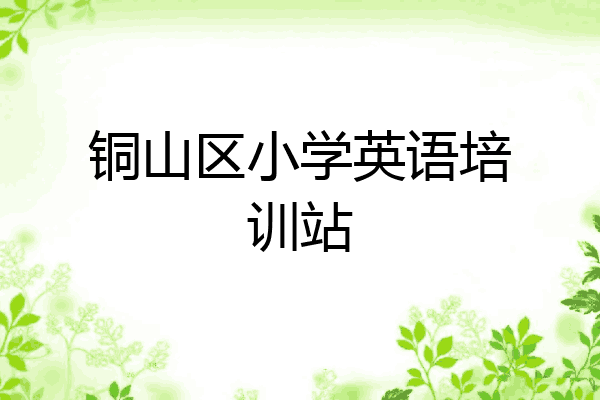 铜山区小学英语培训站