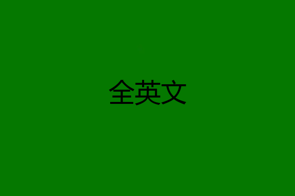 全英文