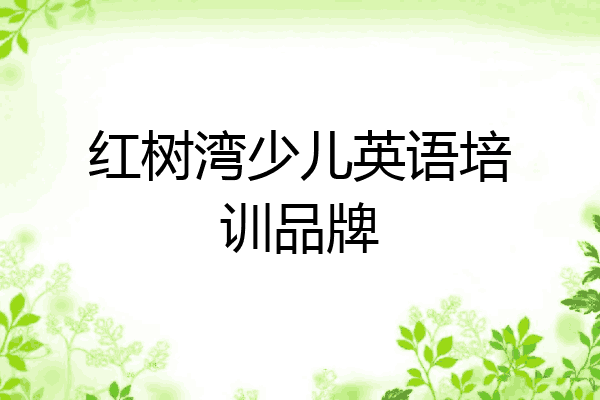 红树湾少儿英语培训品牌