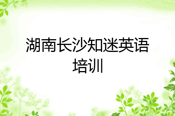湖南长沙知迷英语培训