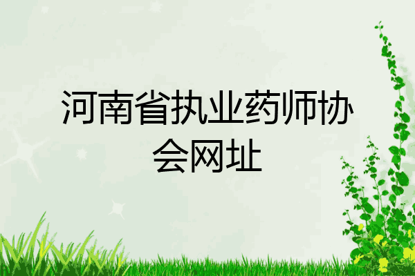 河南省执业药师协会网址