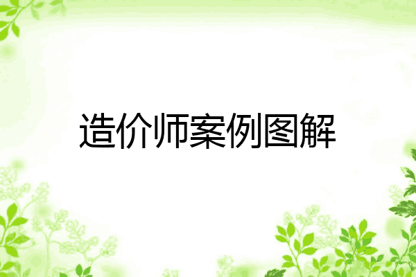 造价师案例图解