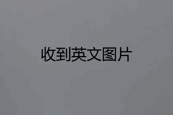 收到英文图片