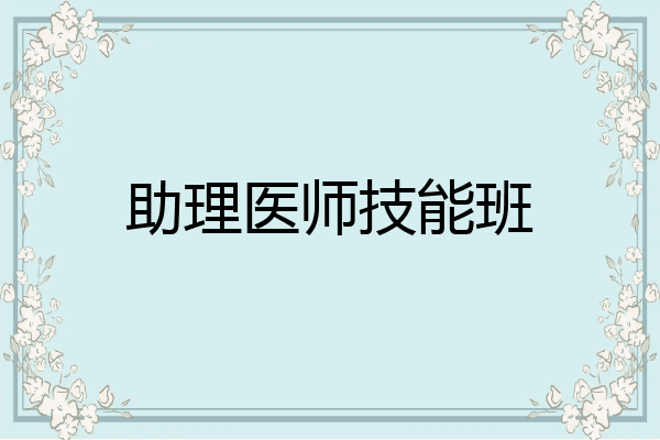 助理医师技能班