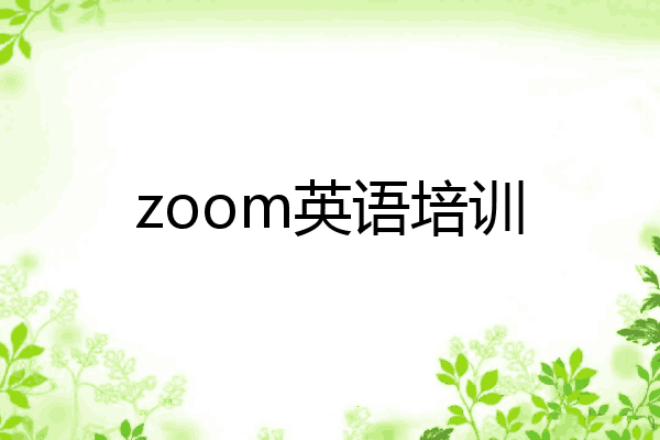 zoom英语培训