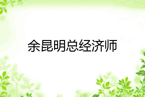 余昆明总经济师