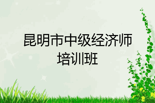 昆明市中级经济师培训班