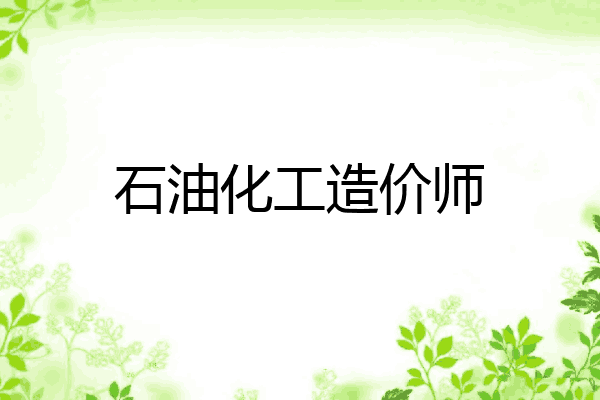 石油化工造价师