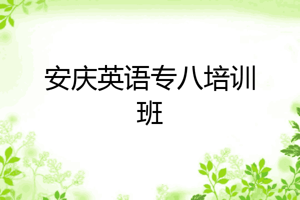 安庆英语专八培训班
