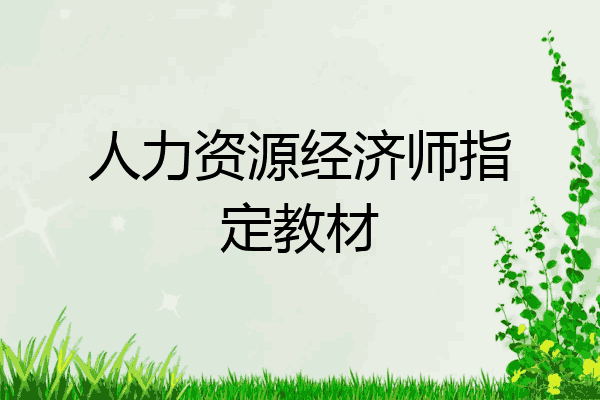 人力资源经济师指定教材