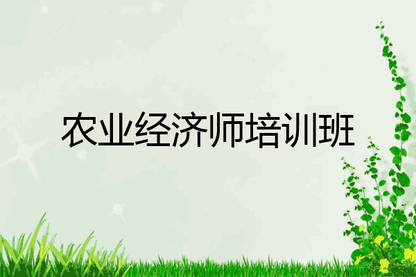 农业经济师培训班
