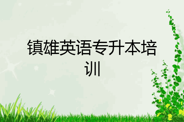镇雄英语专升本培训
