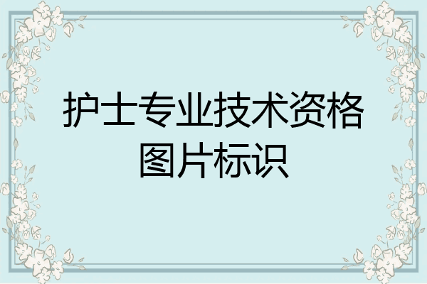 护士专业技术资格图片标识