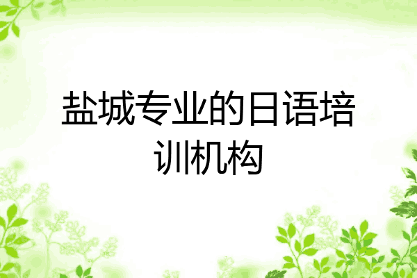盐城专业的日语培训机构
