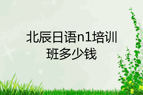 北辰日语n1培训班多少钱